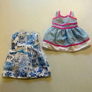 2 Dresses for American Girl Dolls